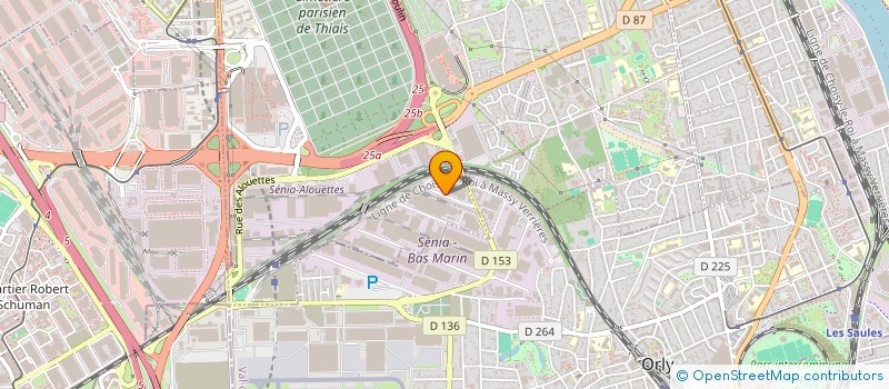 localisation de l'entreprise URBAN FOOD à THIAIS