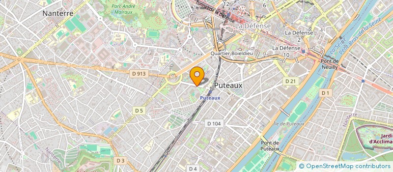 localisation de l'entreprise URBAN FOOTBALL à PUTEAUX