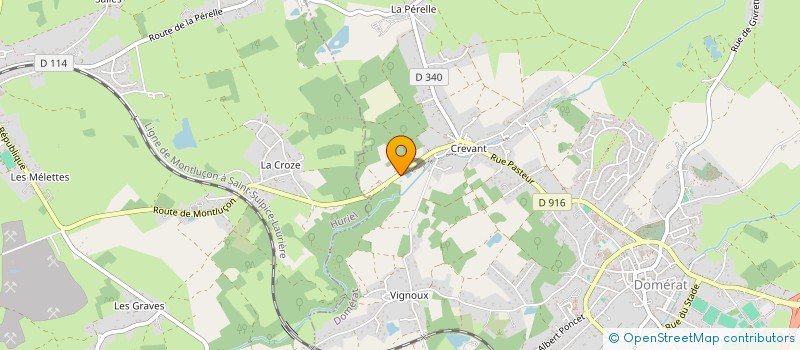 localisation de l'entreprise URBAN FOOTBALL GOLF à DOMERAT
