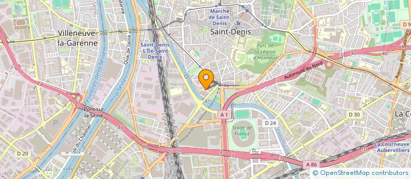 localisation de l'entreprise URBAN FORMATION à SAINT DENIS
