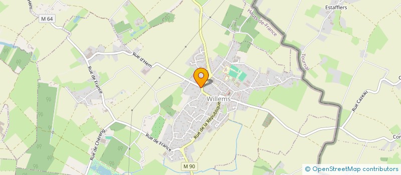localisation de l'entreprise URBAN-GARDEN TRADING à CAMPHIN-EN-PEVELE