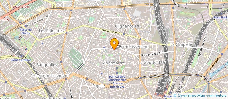 localisation de l'entreprise URBAN GOLF 18  PARIS