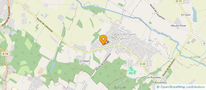 localisation de l'entreprise URBAN GRAFFIX  LABASTIDE-SAINT-SERNIN