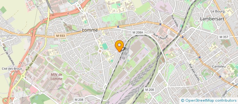 localisation de l'entreprise URBAN GREEN à LILLE
