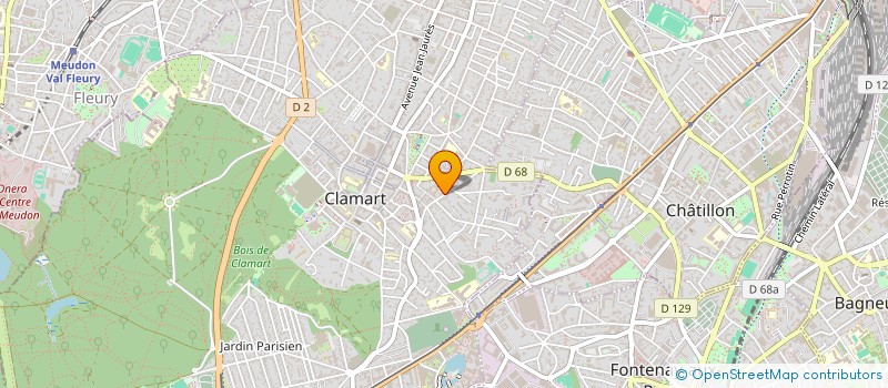 localisation de l'entreprise URBAN GREEN BY SELIM à CLAMART