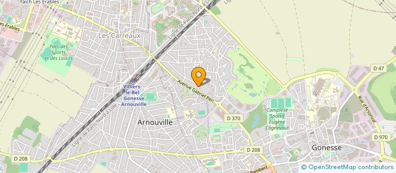 localisation de l'entreprise URBAN GROOVE à GONESSE