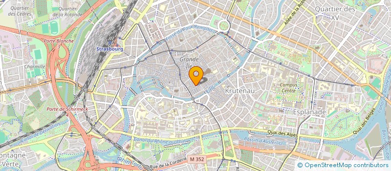 localisation de l'entreprise URBAN GROUP  STRASBOURG