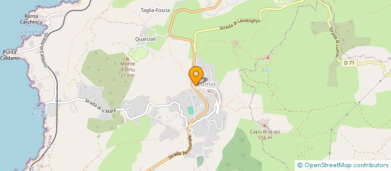 localisation de l'entreprise URBAN GYM CORSICA à LUMIO