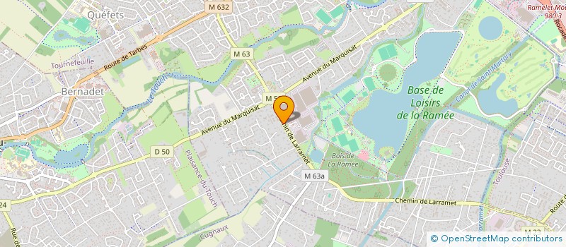 localisation de l'entreprise URBAN IMMO  TOURNEFEUILLE