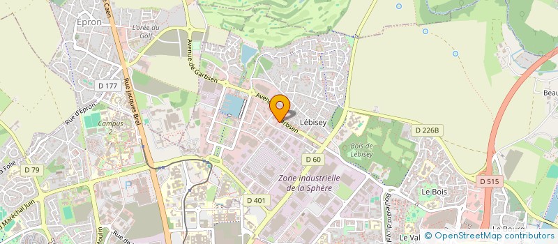 localisation de l'entreprise URBAN IMMOBILIER  EPRON