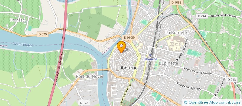 localisation de l'entreprise URBAN IMMOPOLE TOULOUSE  LIBOURNE