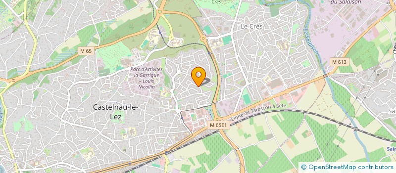 localisation de l'entreprise URBAN K  CASTELNAU-LE-LEZ