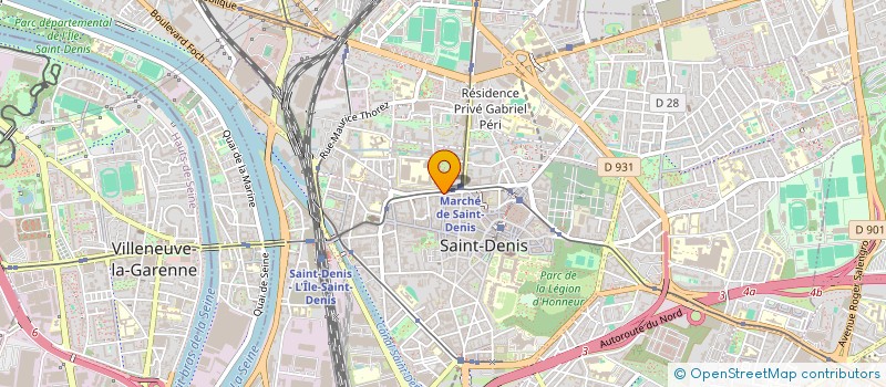 localisation de l'entreprise URBAN MAK à SAINT-DENIS
