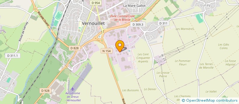 localisation de l'entreprise URBAN MEDICAL à VERNOUILLET
