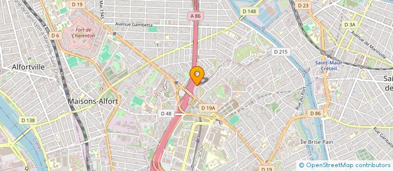 localisation de l'entreprise URBAN MIX PROD  CRETEIL