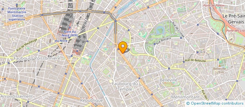 localisation de l'entreprise URBAN MOTO VILLETTE  PARIS