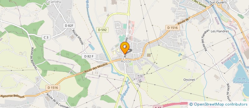 localisation de l'entreprise URBAN MULTIBOXE FIGHTING GYM  AOSTE