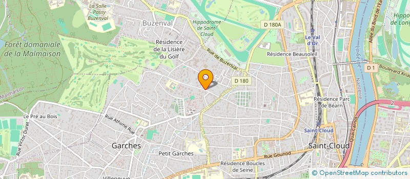 localisation de l'entreprise URBAN MUSIQUE à GARCHES
