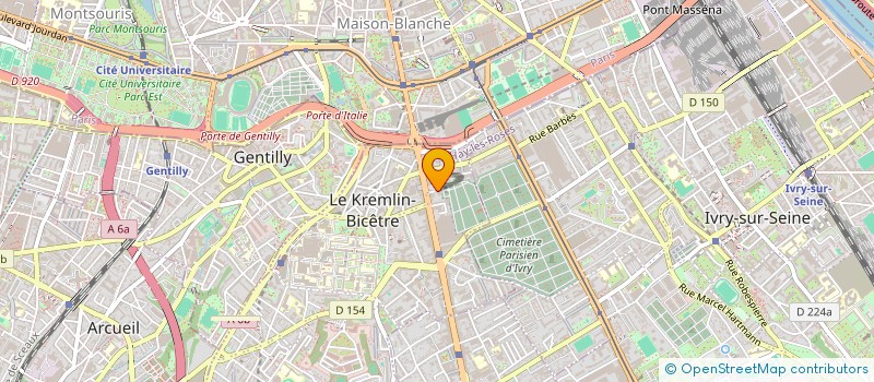 localisation de l'entreprise URBAN ONE à LE KREMLIN-BICETRE