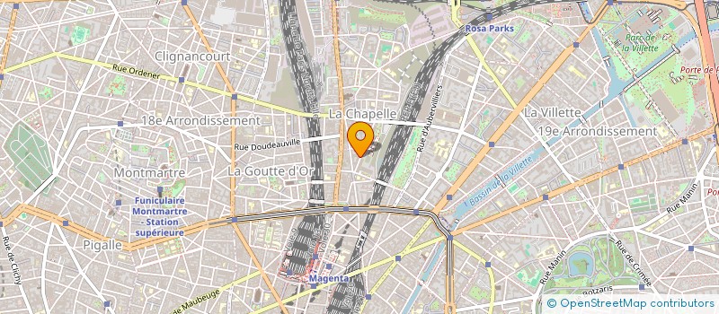 localisation de l'entreprise URBAN PAJOL  PARIS