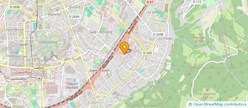 localisation de l'entreprise URBAN PARK  SAINT-MARTIN-D'HERES