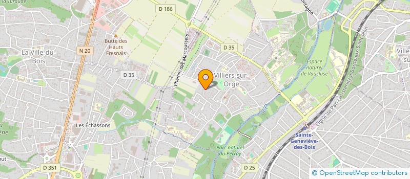 localisation de l'entreprise URBAN PRESTIGE  VILLIERS-SUR-ORGE