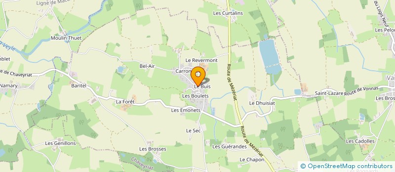 localisation de l'entreprise URBAN PROD à CHAVEYRIAT
