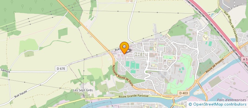 localisation de l'entreprise URBAN PROJECT à MONTEREAU-FAULT-YONNE