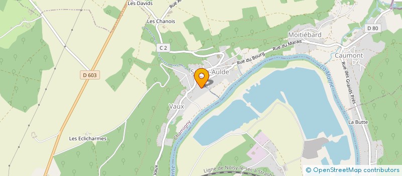 localisation de l'entreprise URBAN PROJET 77  CHAMIGNY