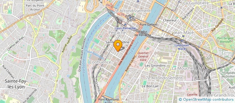 localisation de l'entreprise URBAN PROPAGAND -LEZ'ARTS COMMUNICATION  LYON