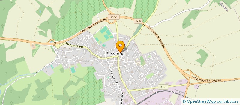 localisation de l'entreprise URBAN PROTECT à SEZANNE