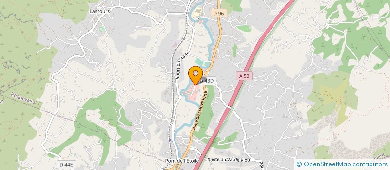 localisation de l'entreprise URBAN PROVENCE à ROQUEVAIRE