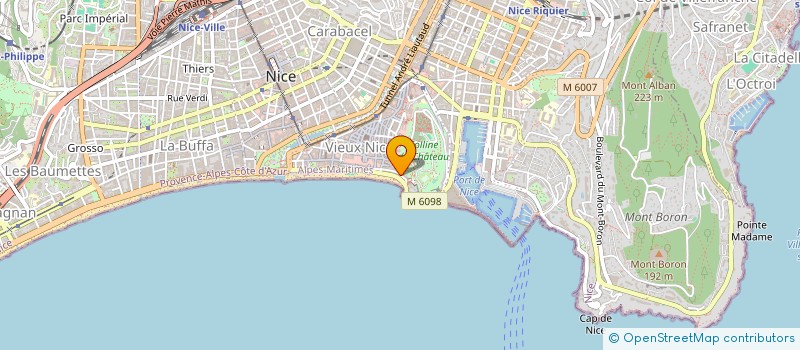 localisation de l'entreprise URBAN R à NICE