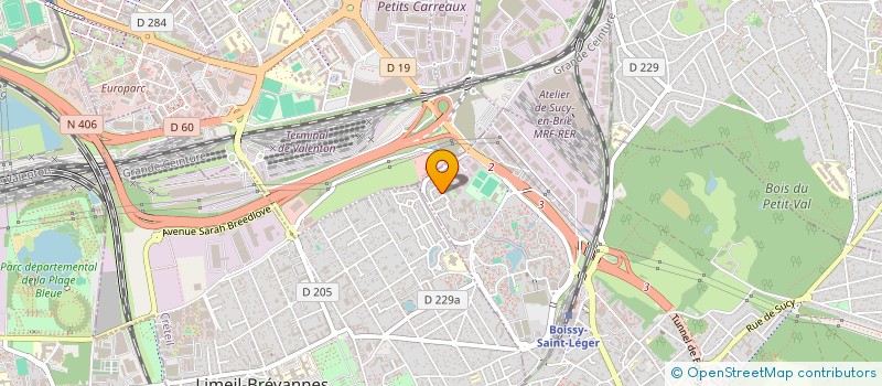 localisation de l'entreprise URBAN RENO à BOISSY-SAINT-LEGER