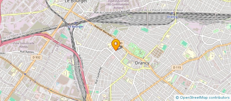 localisation de l'entreprise URBAN RENTAL à DRANCY