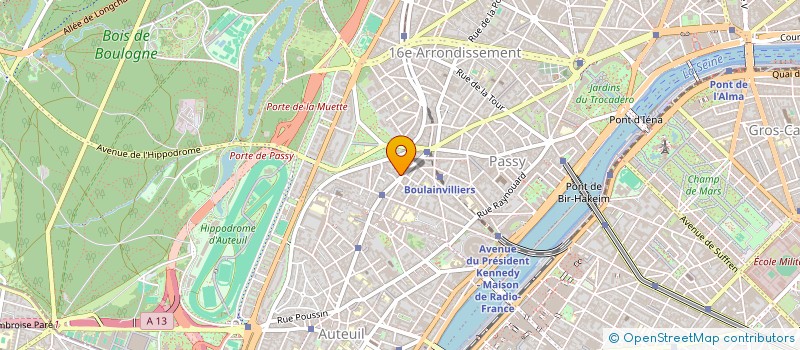 localisation de l'entreprise URBAN RETAIL  PARIS