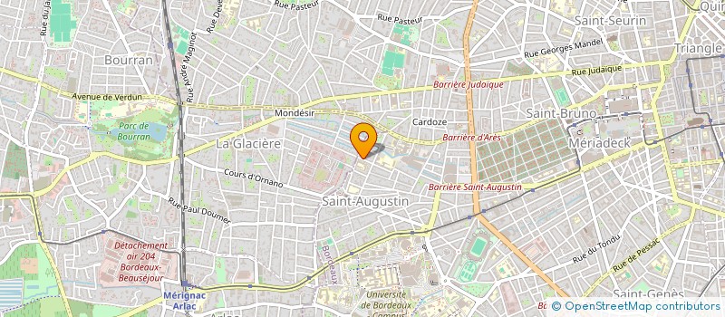 localisation de l'entreprise URBAN RUNNERS  BORDEAUX