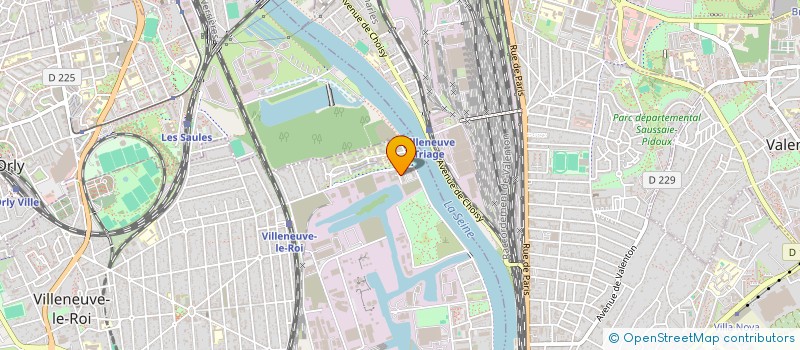 localisation de l'entreprise URBAN S  VILLENEUVE-LE-ROI