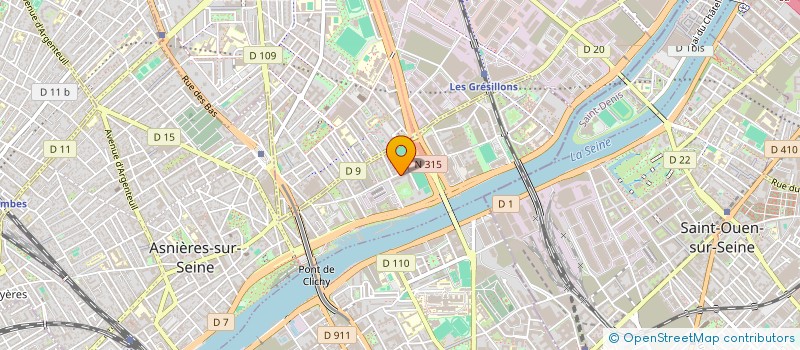 localisation de l'entreprise URBAN'S SECURITE à ASNIERES-SUR-SEINE