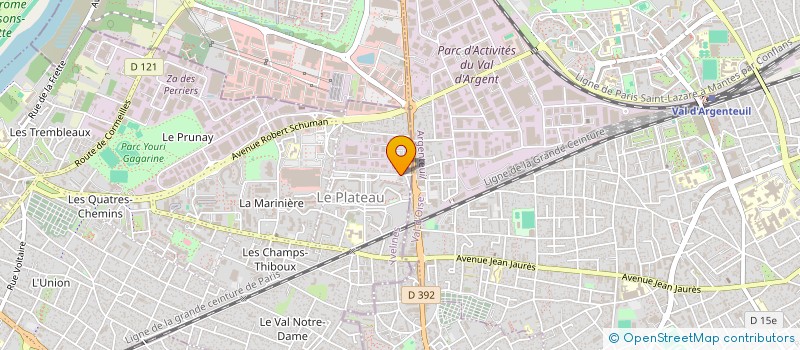 localisation de l'entreprise URBAN'S STORE  SARTROUVILLE