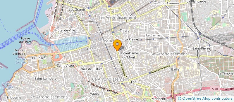localisation de l'entreprise URBAN-SALON à MARSEILLE