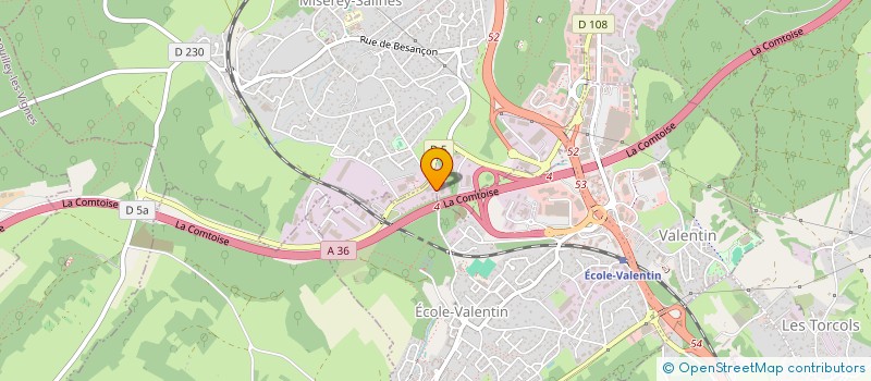 localisation de l'entreprise URBAN SARL à ECOLE-VALENTIN