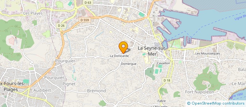 localisation de l'entreprise URBAN SCHOOL à LA SEYNE-SUR-MER