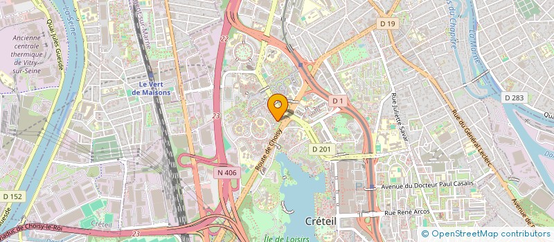 localisation de l'entreprise URBAN SECURITY à CRETEIL