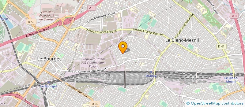 localisation de l'entreprise URBAN SERVICES à DRANCY
