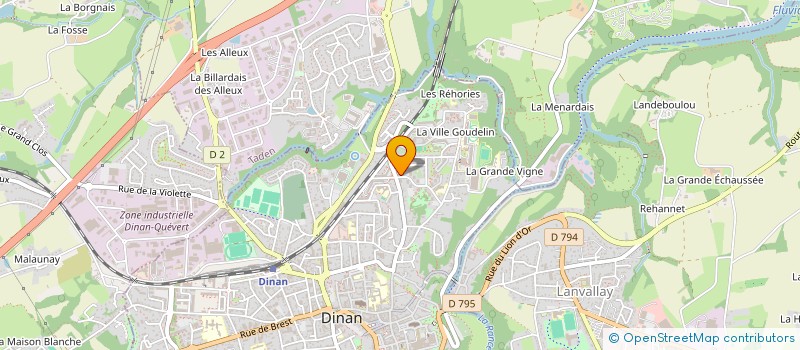localisation de l'entreprise URBAN SOUND à DINAN
