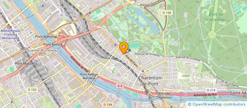 localisation de l'entreprise URBAN SPACE MAKER  CHARENTON-LE-PONT