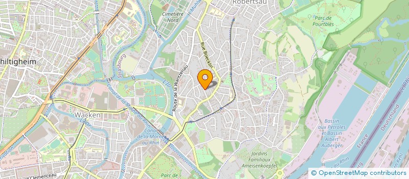 localisation de l'entreprise URBAN SPORT AUTO à STRASBOURG