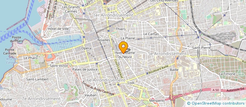localisation de l'entreprise URBAN STOCK à MARSEILLE