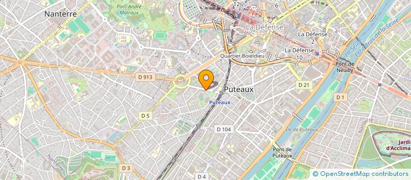 localisation de l'entreprise URBAN STORE à PUTEAUX
